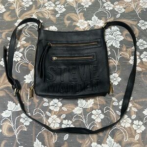 Steve Madden Black BCara Handbag Crossbody Adjustable Strap